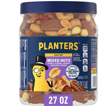 PLANTERS Mixed Nuts Jar, 27 Ounce, Pack of 1, Model 10029000018577