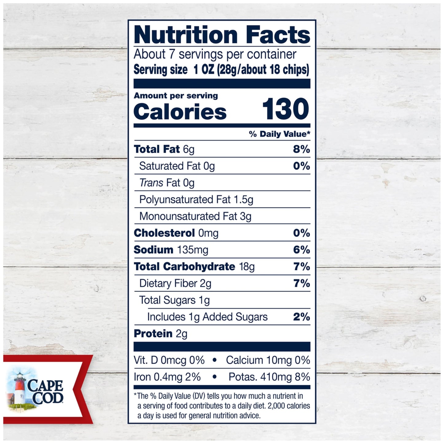 Cape Cod Potato Chips, 7.5 Oz