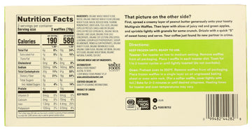 365 Everyday Value, Organic Multigrain Waffles, 7.4 oz, (Frozen)