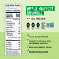Purely Elizabeth Creamy & Hearty Protein Instant Oatmeal, Apple Harvest Crumble, Vegan Friendly, Organic, Gluten Free & Non-GMO,
