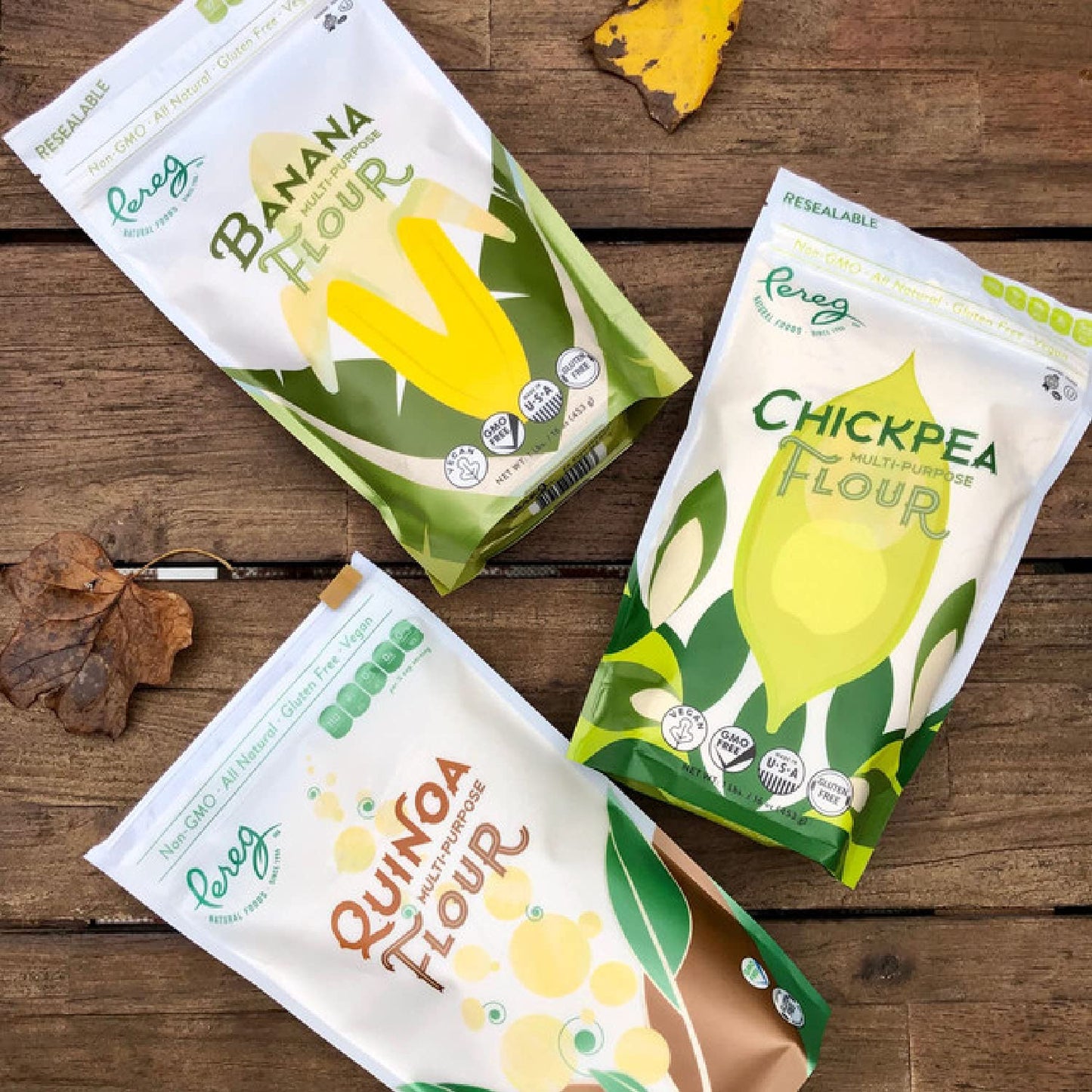 Pereg Chickpea Flour (16 Oz) - Multipurpose Flour - Naturally Gluten Free - Non Gmo - For Cooking, Baking, Coating & Thickening