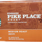 Starbucks Pike Place Medium Roast Coffee 60Count K-Cups Net Wt 26.4 Oz, Chocolate & Toasted Nut, 26.4 Oz