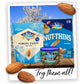 Blue Diamond Almonds Whole Natural Raw Snack Nuts, 100 Calorie Travel Bags, 32 Count, 0.625 Ounce Each