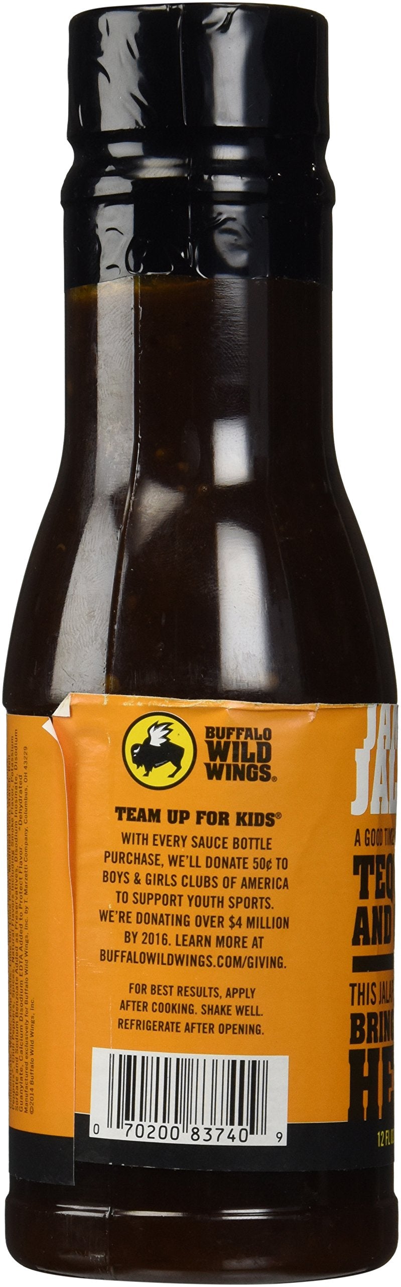 Buffalo Wild Wings Sauce (Jammin Jalapeno), 12 Oz