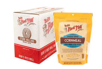 Bob'S Red Mill Coarse Grind Cornmeal, 24Oz (Pack Of 4) - Whole Grain, Vegan, Kosher