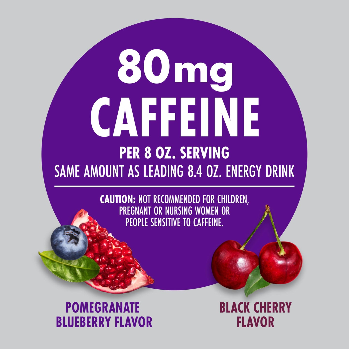 V8 Energy Drink Variety Pack, Pomegranate Blueberry & Black Cherry, 8 FL OZ Can, 24 Cans (4 Packs of 6)