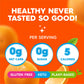 Simply Delish Plant Based Natural Orange Jel Dessert - 6 Pack - Zero Sugar, 0g Net Carbs, Gluten Free, Vegan, Diabetic & Allerge