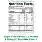 RUSSELL STOVER Sugar Free Peanut, Caramel & Nougat Chocolate Candy, 2.4 oz. bag (Pack of 10)