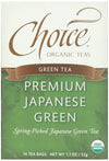 Choice Organic, enhanced Japanese Green Tea, 16 ct