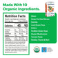 Organic Unsalted 16.9Oz Beef Bone Broth From Gourmend Foods (3 Pack) - Just 10 Ingredients, Low Fodmap Certified, Filler Free, G