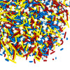 Manvscakes Sprinkles, Blue red and yellow Sprinkles, Super hero Parties, Sprinkle Mix for Cookies, Ice Cream, Cake and Cupcake D