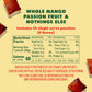 SOLELY - Organic Mango & Passion Fruit Whole Fruit Gummies (Pack of 6 Boxes, 5 Bags per Box) - Real Fresh Fruit - Healthy Snacks