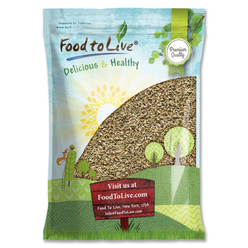Food to Live Anise Seeds, 5 Pounds - Whole Dried Seed, Kosher, Vegan, Bulk Aniseed Spice. Used in Baked Goods and Beverages, Pai