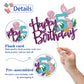 Roadsea Mermaid Happy 5Th Brithday Cake Topper - Under The Sea Theme Girl Kid Five Birthday Cake Supplies/Ocean World 5Th Mermai