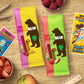 BEAR Real Fruit Snack Splits - Gluten Free, Vegan, and Non-GMO - Variety Pack (Apple/Strawberry, Raspberry/Pineapple)- Healthy S