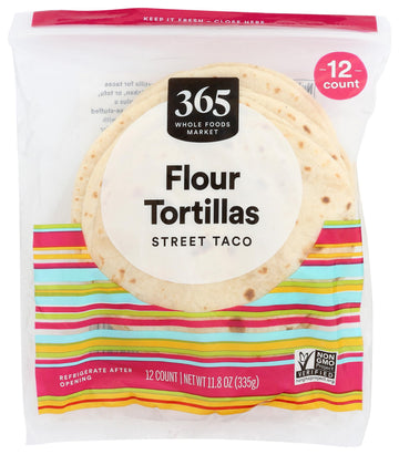 365 By Whole Foods Market, Flour Tortillas, Street Style, 11.85 Ounce