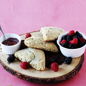 English Scone Mix With Raspberry By Sticky Fingers Bakeries - Easy To Make English Scones Fresh Baked, Makes 12 Scones (2Pk)