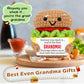 Avboda Mini Grandma Birthday Gifts From Granddaughter Grandson Handmade Crochet Burger Thankving Day Christmas For New Grandmother Great Grandma Nana Gigi Grammy Christmas Stocking Stuffers Ideas