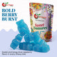 Ny Spice Shop Blue Raspberry Gummy Bears Bulk - 3 Pound Gummies Bears Candy - Gummies Fruit Snacks - Chewy Candy - Flavor Gummy Candies - Gummi Bears Gift For All Occasions