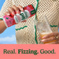 Simply POP Prebiotic Soda Strawberry Cans  12 fl oz  12 Pack