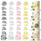40 Pcs Happy Birthday Cake Toppers Mirror Acrylic Cake Topper Side Cake Decorations Cake Inserts Cake Decorating Supplies Cupcak