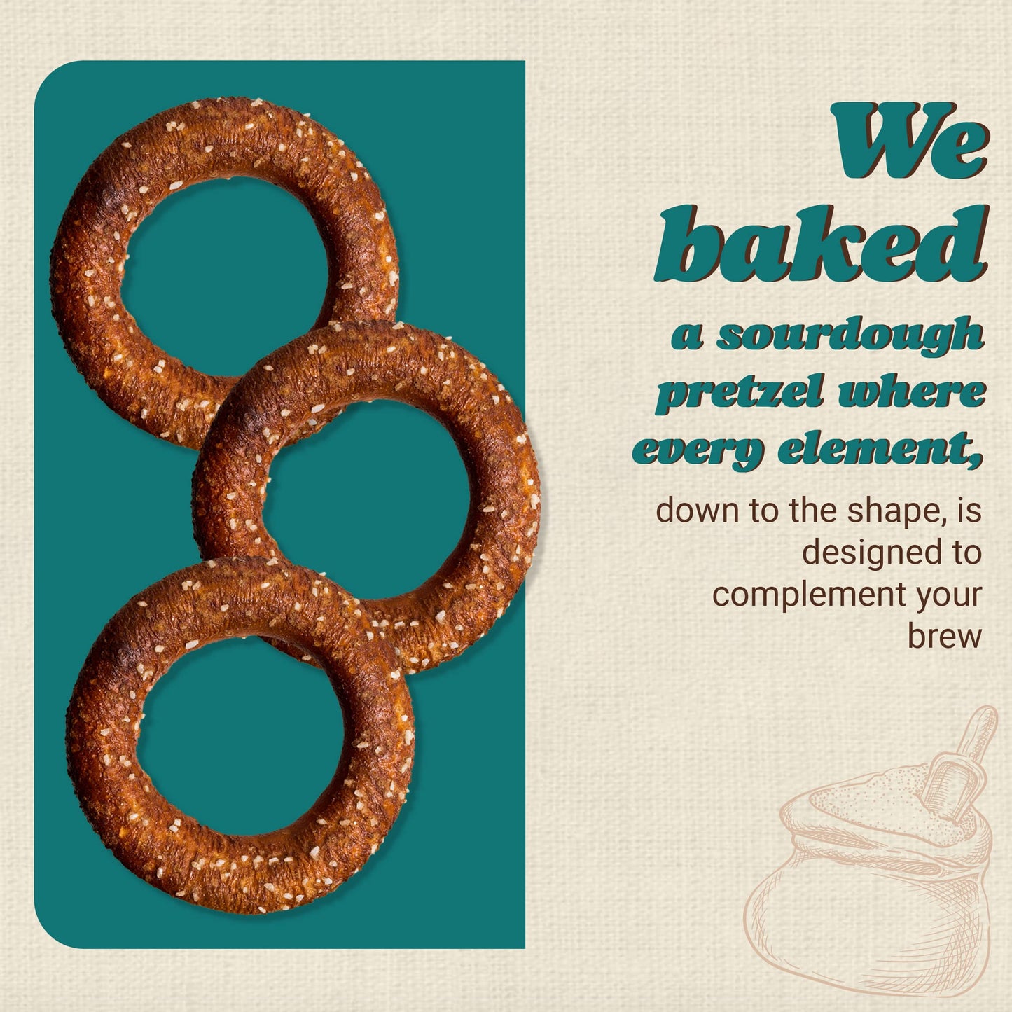 Unique Snacks Sourdough Pretzel Rings, Vegan, Non-GMO, 11 Oz (Pack of 3)