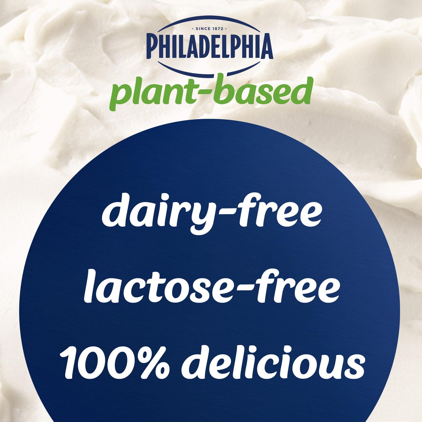 Philadelphia Plant-Based Dairy Free Original Cream Cheese Spread, 8 oz Tub
