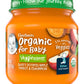 Gerber Organic For Baby 2Nd Foods Veggie Power Baby Food Jar (Sweet Potato Apple Carrot & Cinnamon, Pack Of 6)