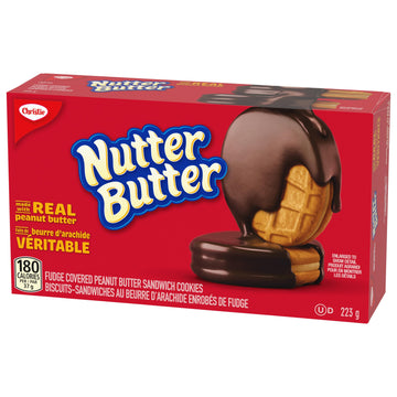 Christie Nutter Butter Fudge Cookies, 223g/7.9 oz (Imported from Canada)