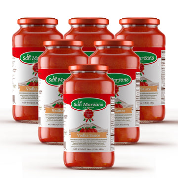 La San Marzano Vodka Sauce - All Natural, Gluten Free, 24 oz (Pack of 6)