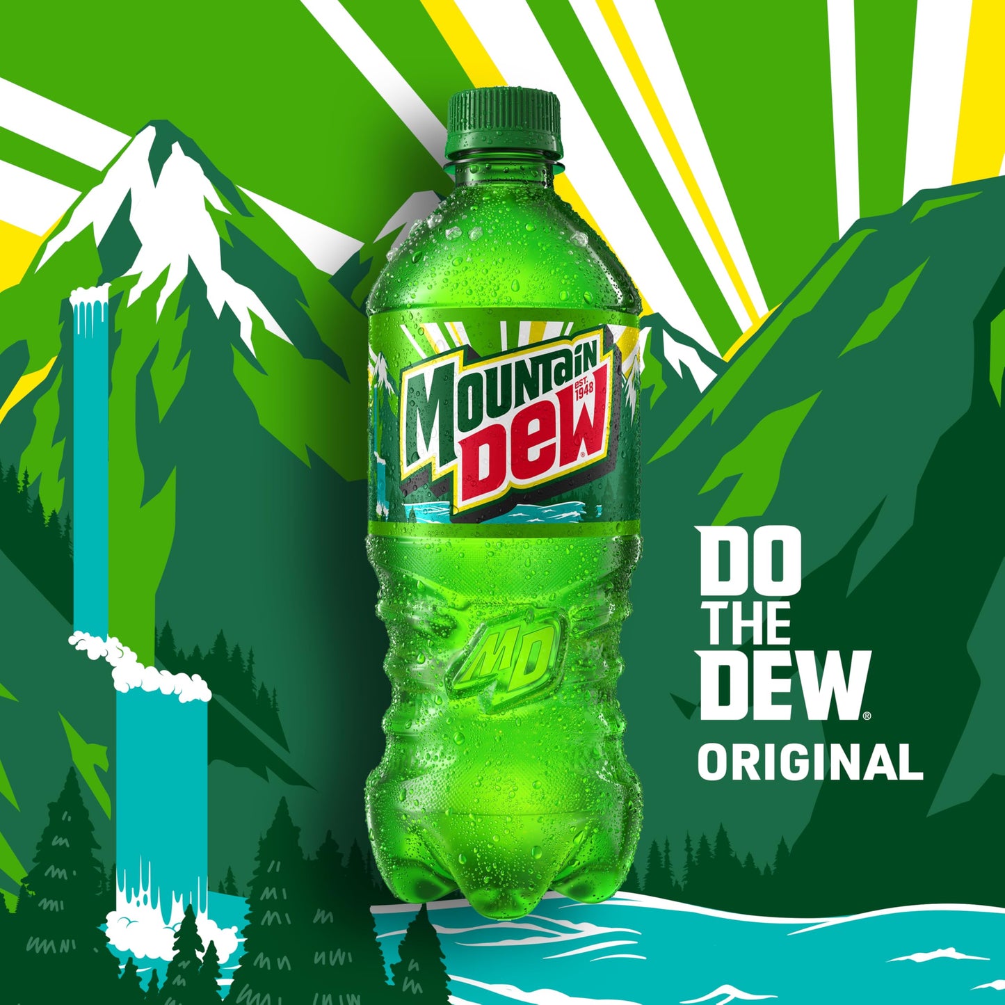 Mountain Dew, 20 Fl Oz Bottle