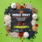 Noble Jerky - Vegan Jerky, Healthy Plant-Based Protein Snack, Vegetarian, Non-GMO, 4 Pack (Original, BBQ, Teriyaki, Chipotle), (