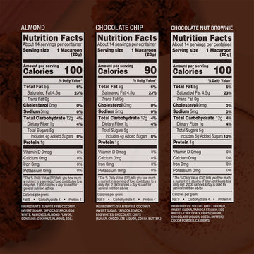 Manischewitz Gluten Free Macaroons 10Oz (3 Pack Variety) Almond, Chocolate Chip, Chocolate Nut Brownie | Lactose Free, Vegetaria