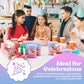 Gotta B Sweet Birthday Cake Flavored Cotton Candy - 2 Oz (Pack Of 3) - Blue, Pink And White - Birthday Party Treats For Kids