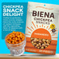 BIENA Chickpea Snacks - Crunchy Roasted Chickpeas - High Fiber Vegan Protein Snacks for Adults and Kids - 8-Pack, 5 Ounce - Haba