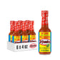 El Yucateco Red Habanero Sauce, 4 Oz., 6 Pack, 8,550 Average Scoville Units, Gluten Free, Sugar Free
