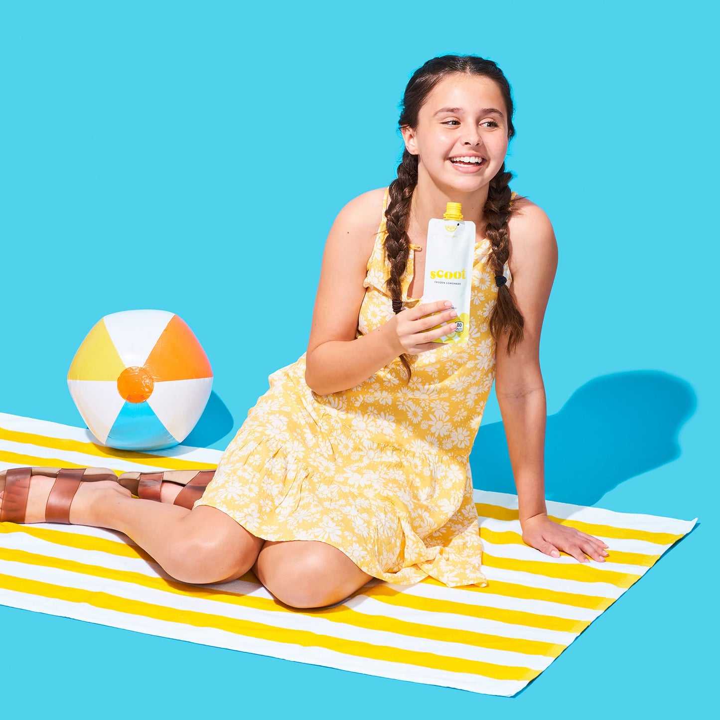 Scoot Frozen Lemonade 12 Pack: Original Lemon 12-3.25-Ounce Shelf-Stable Pouches Of Classic Lemon Flavor Lemonade, Ready To Free