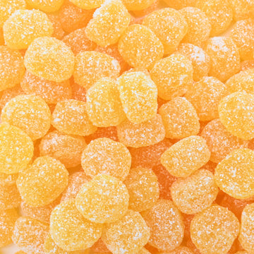 Candy Retailer Gummy Sour Buttons Candy (1 Lb, Peach)