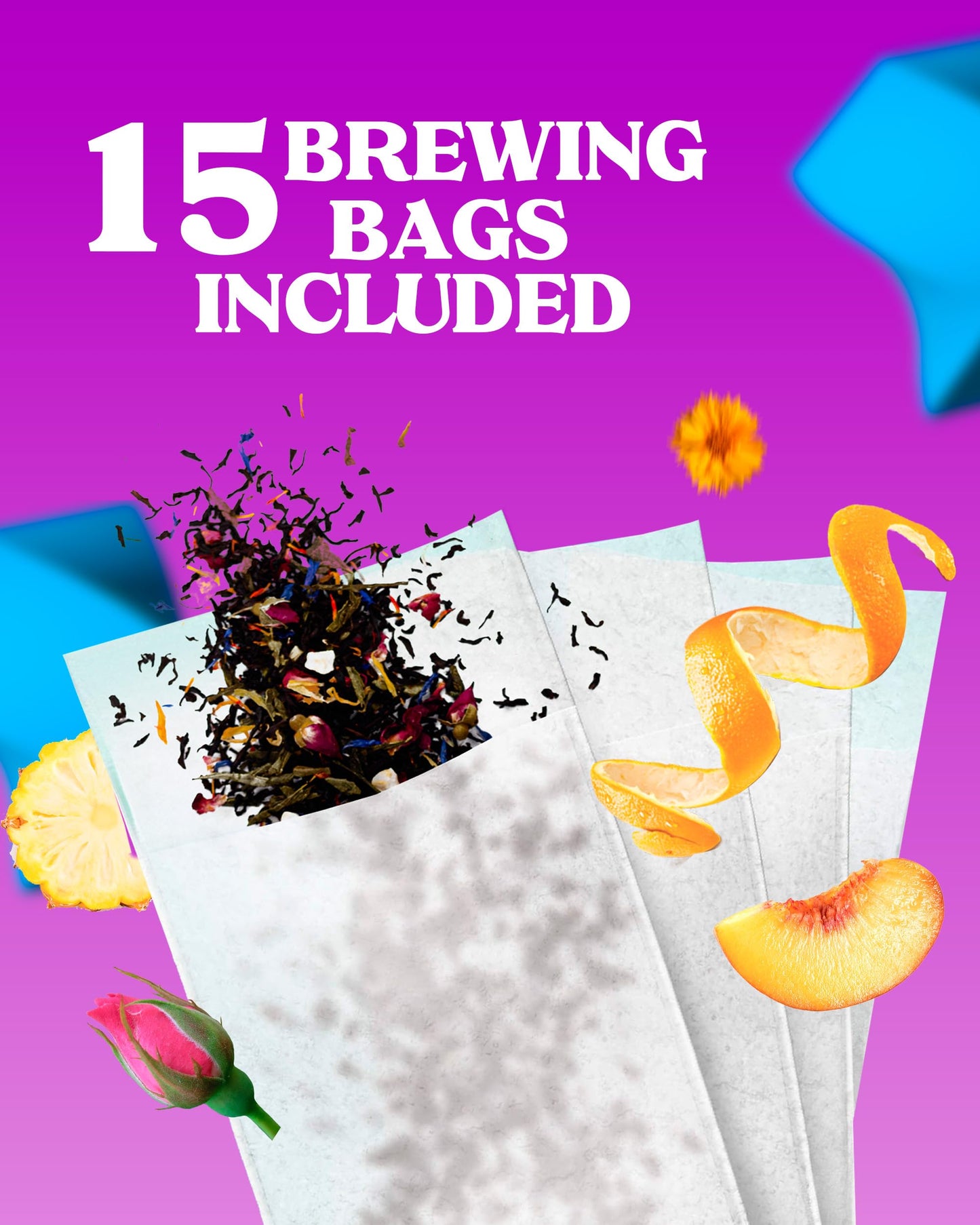 LOVARE Passion Fruit Loose Leaf Tea 80 g - Made in Ukraine - Black Tea, Orange Peel, Rosebuds, Calendula Petals, Safflower Petal