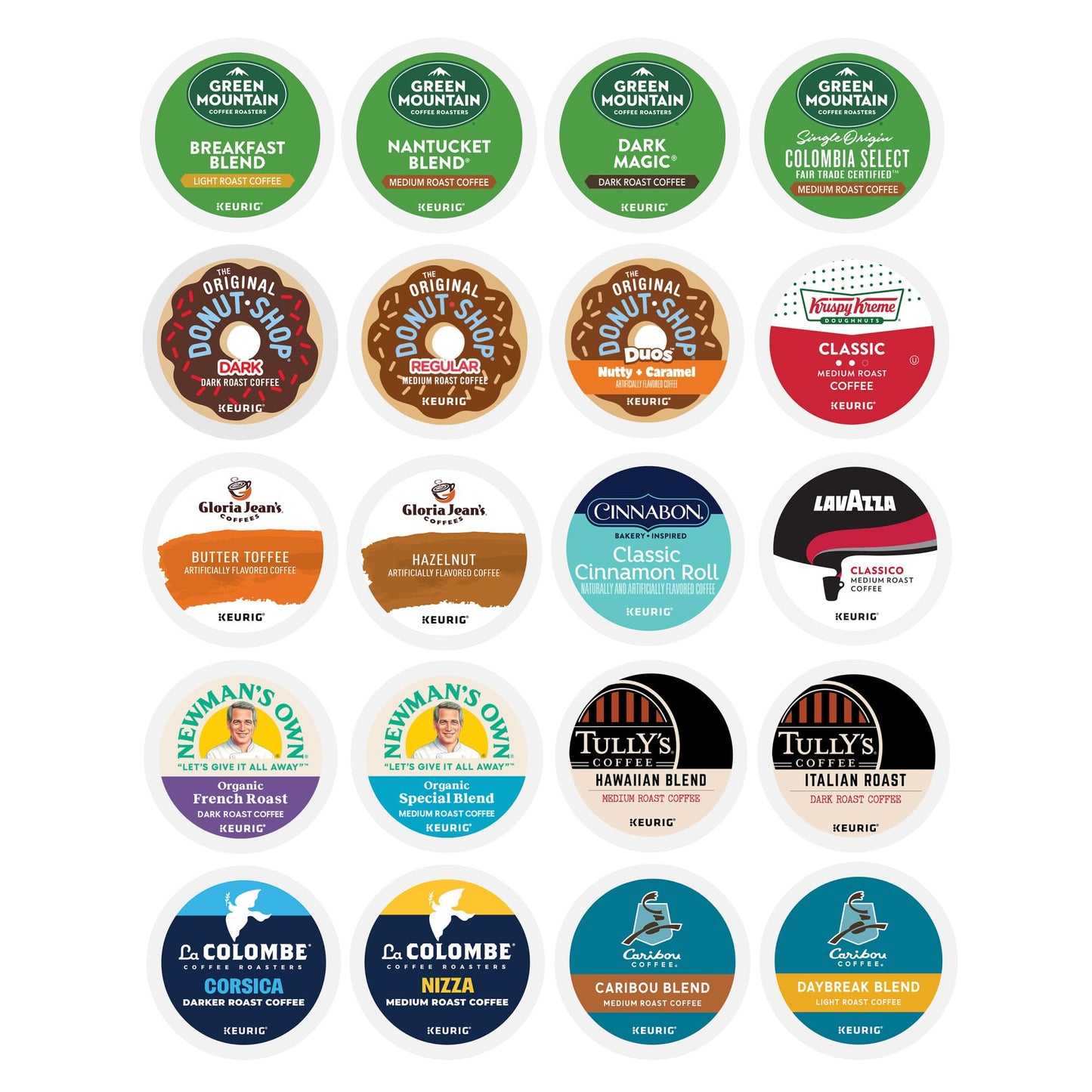 Keurig Coffee Lover'S Collection Variety Pack, Keurig Single Serve K-Cup Pods, 40Ct