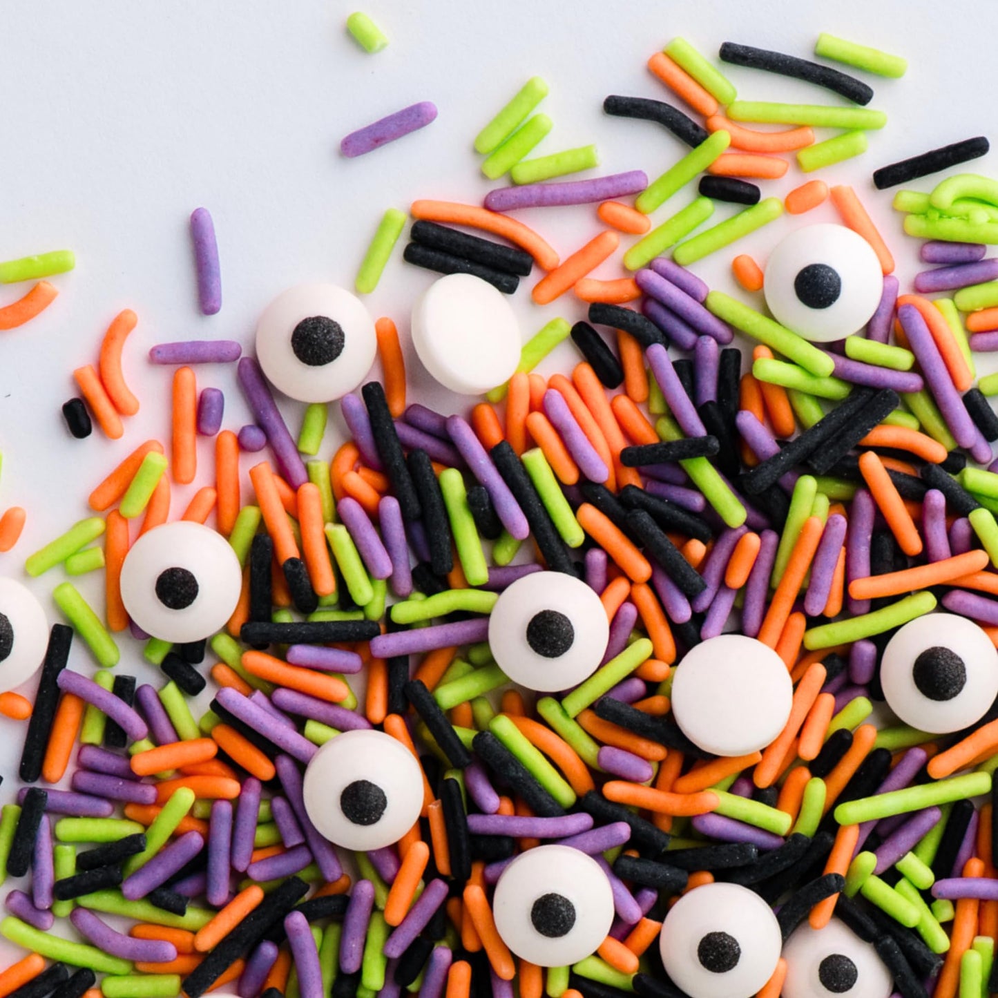 Sweets Indeed Halloween Sprinkles, 10 oz Edible Eyes Mix, Candy Eyeballs for Cake Decorations, Baking, Cupcakes - Monster Mash