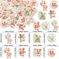 Gyufise 48Pcs Baby Shower Bear Cupcake Toppers - Blue, Pink - 1.8X1.4 Inch - Edible, Safe For Cakes, Cookies, Fruits - Baby Show