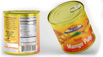 Rani Mango Pulp Puree (Makes Mango Lassi Shakes) Kesar Sweetened 30Oz (1.875Lbs) 850G Pack Of 2 ~ Kosher | All Natural | Non-Gmo | Vegan | No Colors | Gluten Friendly | Indian Origin