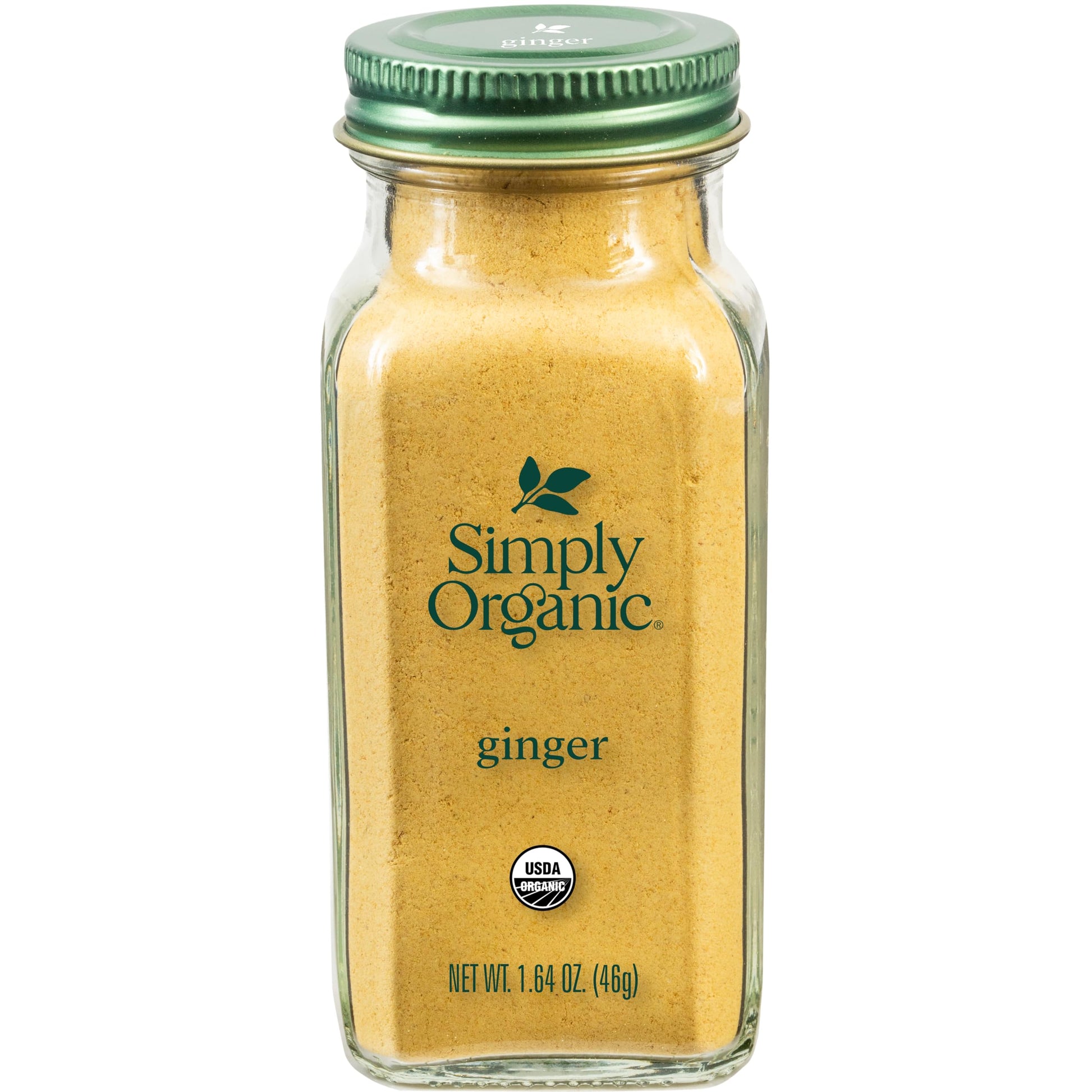 Simply Organic Ground Ginger Root, 1.64 Ounce, Non ETO, Non Irradiated, Non GMO, Complements Both Sweet & Savory Dishes