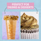 Sweets Indeed Gold Edible Glitter, Perfect for Drinks, Cocktails, Beverages & Cake Decorating, Dessert Cake Topper, 4 grams (Gol