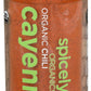 Spicely Organic Cayenne Pepper Powder 1.60 Ounce Jar Certified Gluten Free