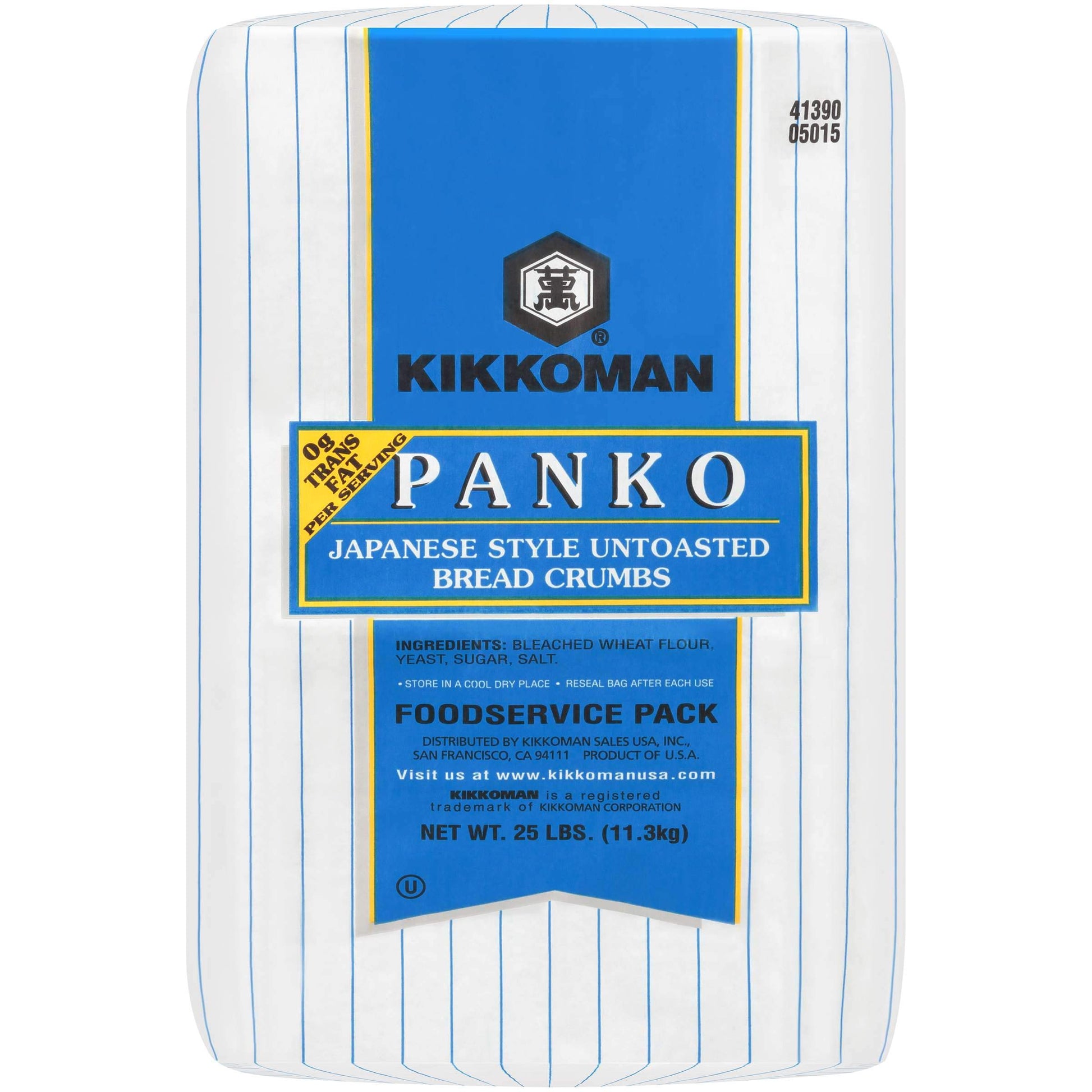 Kikkoman Panko Japanese Style Untoasted Bread Cflavor Blendb  25 Pound -- 1 Each.