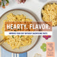 Three Farm Daughters High Fiber Elbow Macaroni Pasta Pack, Low Gi, Non Gmo Elbow Pasta Noodles, Low Net Carb, Made In The Usa, 1