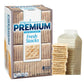 Luxenton Premium Fresh Stacks Saltine Crackers, 13.6 oz, Topped with Sea Salt, Ideal for Soups and Dips