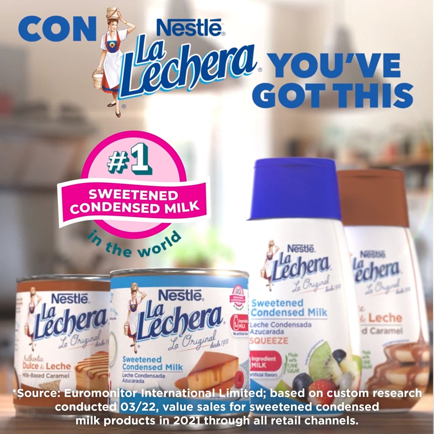 Nestle La Lechera Sweetened Condensed Milk (Pack Of 4)